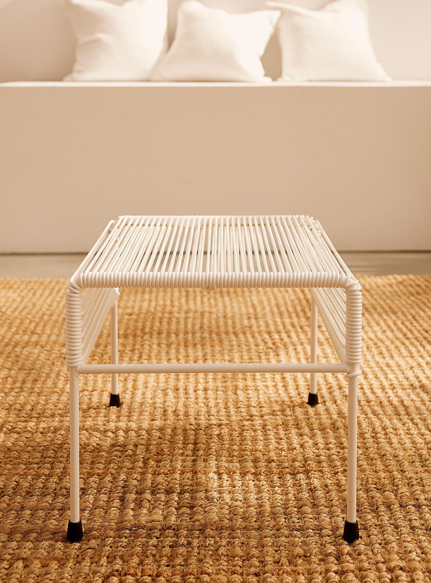 Handwoven Atom Ottoman – Customizable