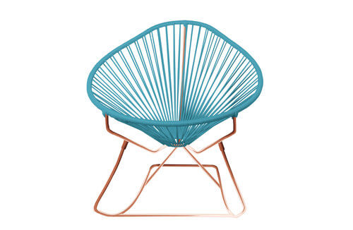 Handcrafted Premium Acapulco Rocking Chair – Indoor/Outdoor Design with Custom Frame & Vinyl Colors