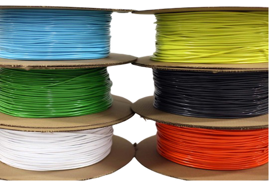 50% off 1000ft Mint/Deep Blue Vinyl Cord – 0.2 inch (5mm), Ultra-Durable – Made in Canada